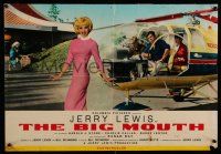5y074 BIG MOUTH Italian photobusta '67 Jerry Lewis is the Chicken of the Sea, cool helicopter!