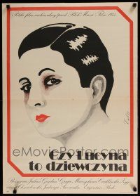 5y322 CZY LUCYNA TO DZIEWCZYNA Polish 23x32 R77 Gardan, Jakub Erol art of sexy Jadwiga Smosarska!