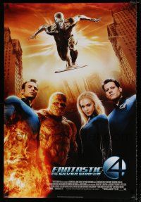 5z011 4: RISE OF THE SILVER SURFER style A int'l DS 1sh '07 Jessica Alba, Chiklis, Chris Evans!