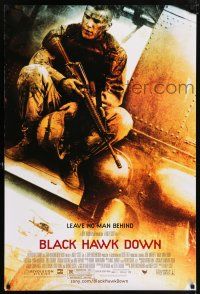 5z129 BLACK HAWK DOWN 1sh '01 Ridley Scott, Josh Hartnett in helicopter!