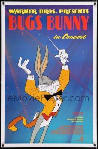 5z152 BUGS BUNNY IN CONCERT 1sh '90 great cartoon image of Bugs conducting orchestra!