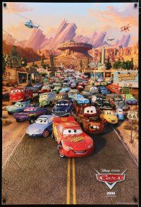 5z160 CARS int'l cast style advance DS 1sh '06 Walt Disney Pixar animated automobile racing!