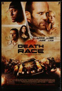 5z247 DEATH RACE DS 1sh '08 Paul W.S. Anderson, Jason Statham, Joan Allen & Ian McShane!