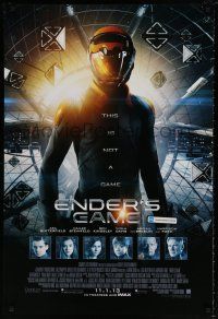 5z283 ENDER'S GAME game style advance DS 1sh '13 Harrison Ford, Asa Butterfield in the title role!