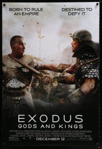 5z295 EXODUS: GODS & KINGS style D advance DS 1sh '14 Christian Bale as Moses, Joel Edgerton!