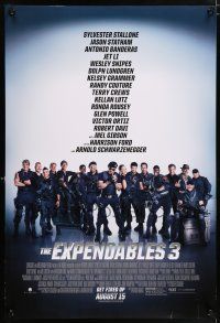 5z300 EXPENDABLES 3 advance DS 1sh '14 Sylvester Stallone, Mel Gibson, Jet Li & all-star cast!