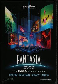5z310 FANTASIA 2000 advance DS 1sh '99 Walt Disney cartoon set to classical music!