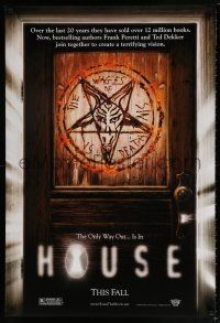 5z420 HOUSE teaser DS 1sh '08 Frank Peretti, Ted Dekker, Michael Madsen, horror!