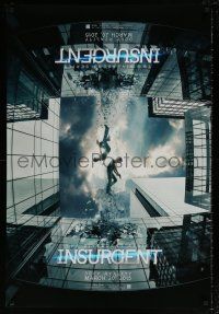 5z474 INSURGENT mirror style teaser DS 1sh '15 The Divergent Series, cool sci-fi image, defy reality
