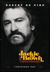5z494 JACKIE BROWN teaser 1sh '97 Quentin Tarantino, cool close-up of Robert De Niro!