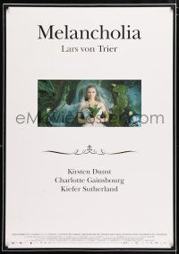 5z585 MELANCHOLIA foil 1sh '11 Lars von Trier directed, cool image of Kirsten Dunst!