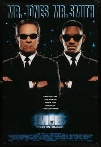 5z588 MEN IN BLACK int'l DS 1sh '97 Will Smith & Tommy Lee Jones protecting the Earth!