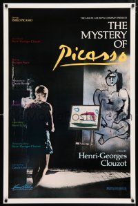 5z628 MYSTERY OF PICASSO 1sh R86 Le Mystere Picasso, Henri-Georges Clouzot & Pablo!