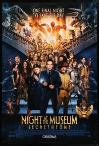 5z639 NIGHT AT THE MUSEUM: SECRET OF THE TOMB style B advance DS 1sh '14 Stiller, Robin Williams!