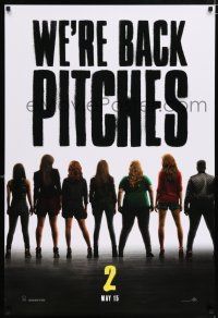 5z667 PITCH PERFECT 2 teaser DS 1sh '15 Kendrick, Banks, Wilson, Steinfeld, and Sagal!