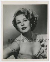 6a086 ARLENE DAHL 7.25x9 news photo '53 the sexy star saying how much of Hollywood gossip is false!