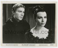 6a164 BROTHERS KARAMAZOV 8x10.25 still '58 c/u of young William Shatner behind & Claire Bloom!