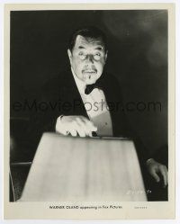 6a184 CHARLIE CHAN'S CHANCE 8x10 still '32 best close up of detective Warner Oland in tuxedo!