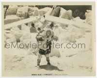 6a207 CONQUEST 8x10 still '28 Monte Blue dressed in arctic exploration gear carrying H.B. Warner!
