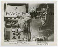 6a238 DESTINATION MOON 8.25x10 still '50 great image of astronaut Dick Wesson in zero gravity!