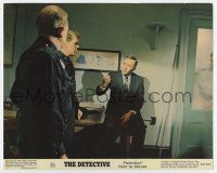 6a007 DETECTIVE color 8x10 still '68 Frank Sinatra lectures cops about how they do their work!