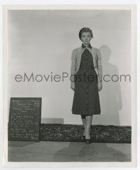 6a254 DON'T BOTHER TO KNOCK wardrobe test 8.25x10 still '52 Marilyn Monroe poses in her outfit!