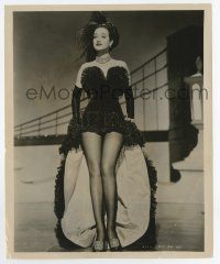 6a257 DOROTHY LAMOUR 8x10 still '48 wearing sexy showgirl costume showing her legs in Lulu Belle!