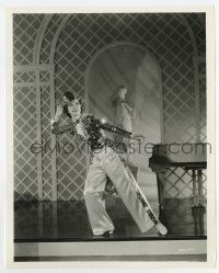 6a266 ELEANOR POWELL 8x10 still '36 in shimmering sequined top & hat from Broadway Melody of 1936!