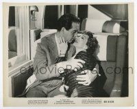 6a296 FAMILY HONEYMOON 8x10 still '48 romantic c/u of Claudette Colbert & Fred MacMurray on train!