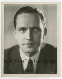6a328 FREDRIC MARCH 8x10.25 still '40s great head & shoulders close up wearing suit & tie!