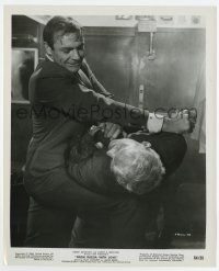 6a333 FROM RUSSIA WITH LOVE 8.25x10 still '64 Sean Connery as James Bond beating up Robert Shaw!
