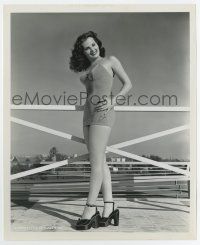 6a343 GEORGETTE WINDSOR 8.25x10 still '47 the sexy wannabe actress in swimsuit by Cronenweth!