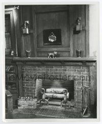 6a390 GYPSY set reference 8.25x10 still '62 cool image of the fireplace in Grandpa's house!