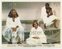 6a020 HEAD color 8x10 still '68 The Monkees' Peter Tork in sauna w/ Abraham Sofaer & Sonny Liston!