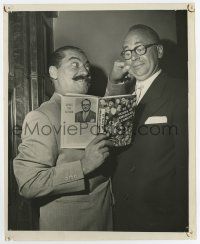 6a469 JERRY COLONNA 8x10 still '30s the pop-eyed comedian with 50 Years of American Comedy book!