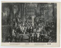 6a507 KING KONG 8x10.25 still R52 cool image of natives with torches by huge village barrier!