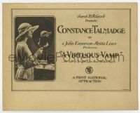 6a848 VIRTUOUS VAMP 8x10 LC '19 Constance Talmadge in an idyl of bright eyes and brittle hearts!