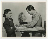 6a552 MAISIE 8x10 key book still '39 Ruth Hussey stares at smiling Robert Young and Ann Sothern!