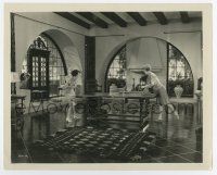 6a626 OUR DANCING DAUGHTERS 8x10 still '28 Joan Crawford & Dorothy Sebastian playing ping pong!