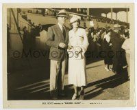 6a658 RACING LUCK 8x10.25 still '35 William Boyd & Barbara Worth at the race track!
