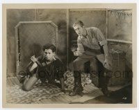 6a671 REVOLT OF THE ZOMBIES 8x10.25 still '36 great close up of guys with gun & knife, super rare!