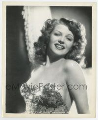 6a678 RITA HAYWORTH 8.25x10 still '42 fantastic c/u of the sexy star in You Were Never Lovelier!