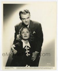 6a684 ROARING TWENTIES 8x10 key book still '39 great romantic c/u of James Cagney & Priscilla Lane!