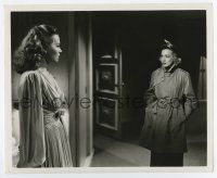 6a713 SHADOW ON THE WALL 8x10 key book still '49 Ann Sothern confronts sister Kristine Miller!