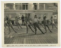 6a714 SHALL WE DANCE candid 8x10.25 still '37 Hermes Pan rehearses ballet number on ship!