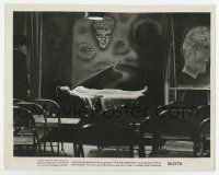 6a719 SHE-CREATURE 8x10.25 still '56 cool image of unconscious woman laying under wacky paintings!