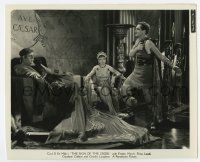 6a727 SIGN OF THE CROSS 8.25x10 key book still '32 Laughton & Claudette Colbert watch Fredric March!