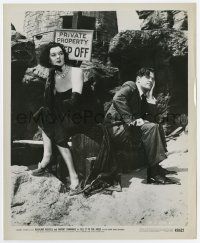 6a778 TELL IT TO THE JUDGE 8.25x10 still '49 Rosalind Russell & Bob Cummings on private property!