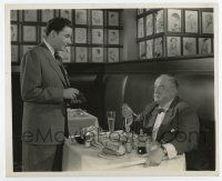 6a840 VELVET TOUCH 8.25x10 still '48 Leo Genn watches Sydney Greenstreet dining at Sardi's!