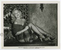 6a887 YVETTE VICKERS 8.25x10 still '49 sexy blonde starlet making her debut in Sunset Boulevard!